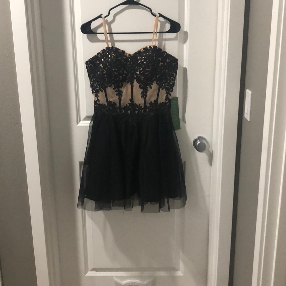 Strapless homecoming dress. Size 11. Corset style